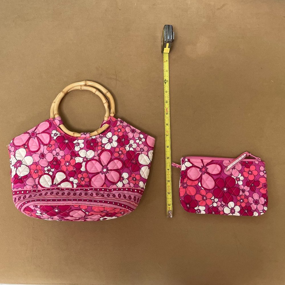 Vera Bradley Pink Purse and Zipper Wallet